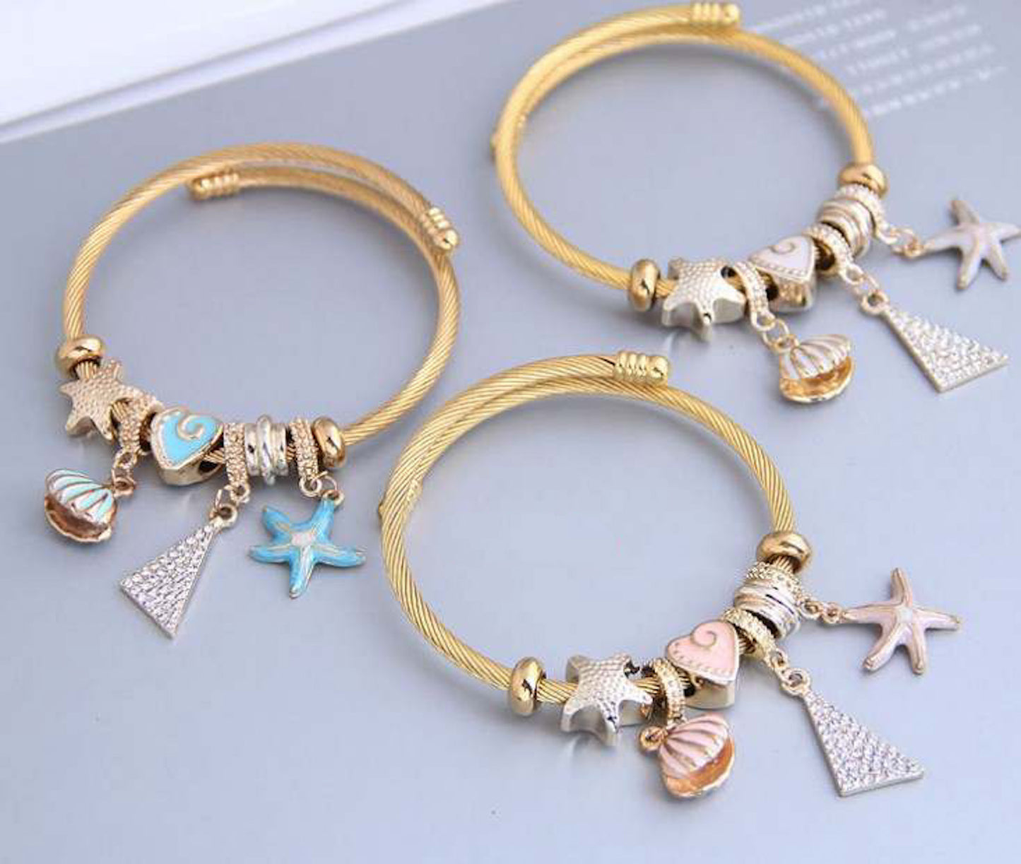 Kids Gold Under The Sea Charm Bracelet