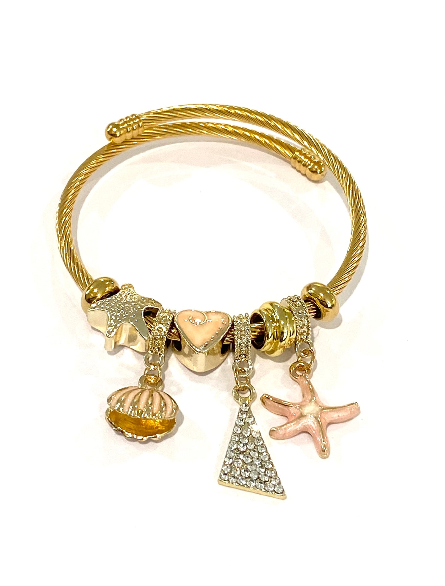 Kids Gold Under The Sea Charm Bracelet