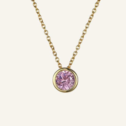 Birthstone Charm Necklace
