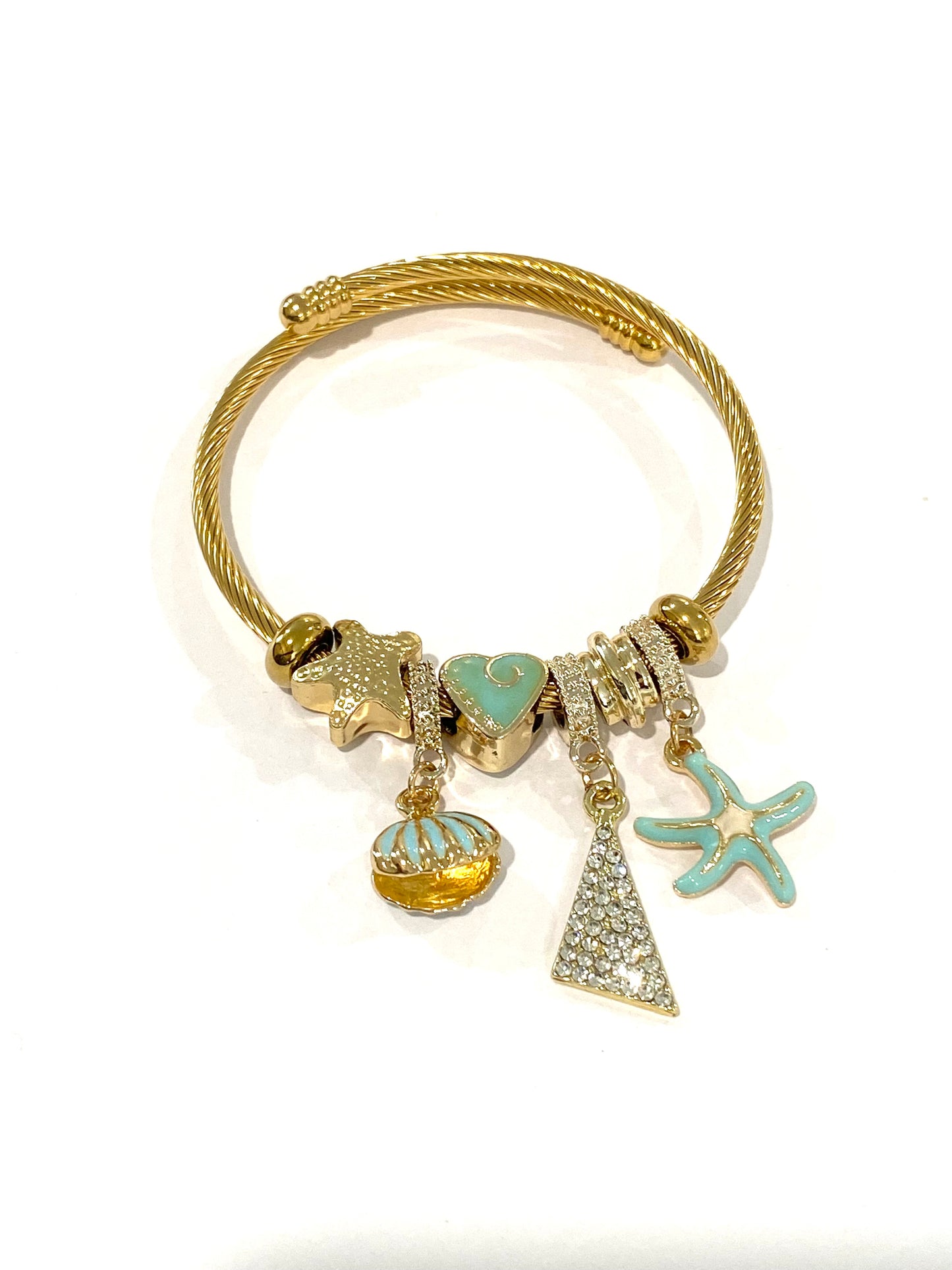 Kids Gold Under The Sea Charm Bracelet