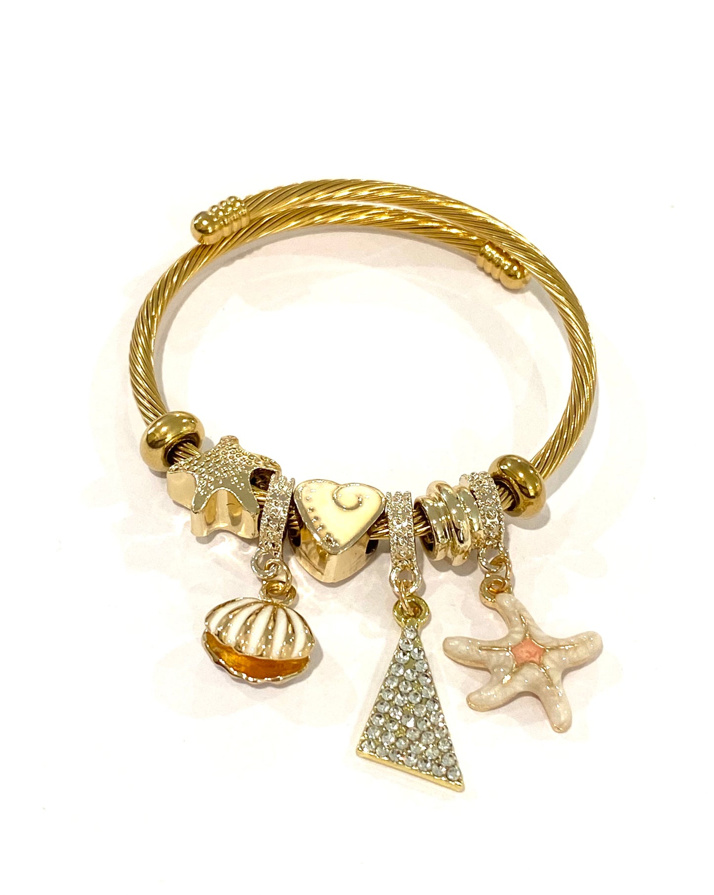 Kids Gold Under The Sea Charm Bracelet