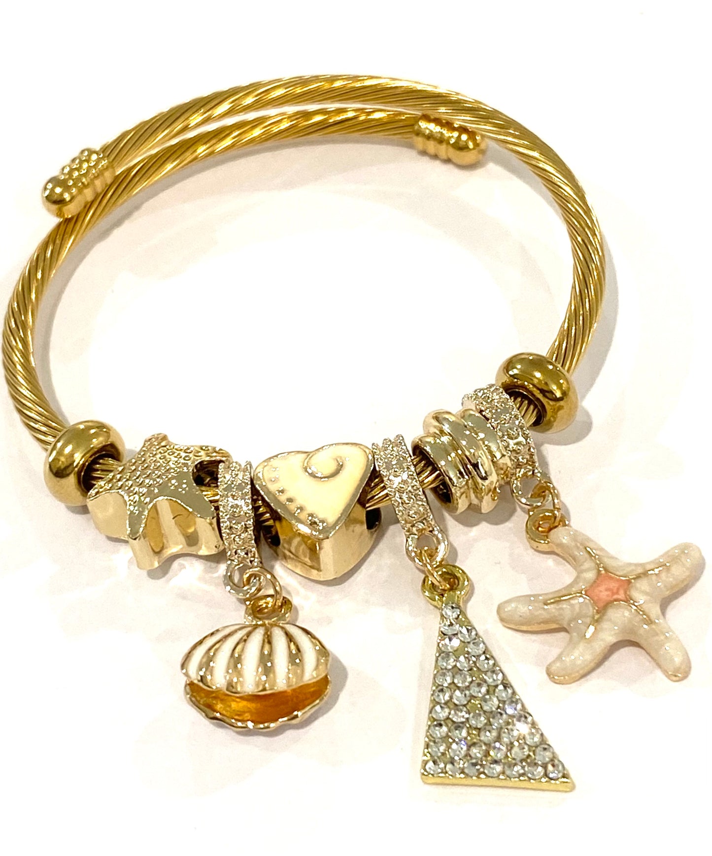 Kids Gold Under The Sea Charm Bracelet