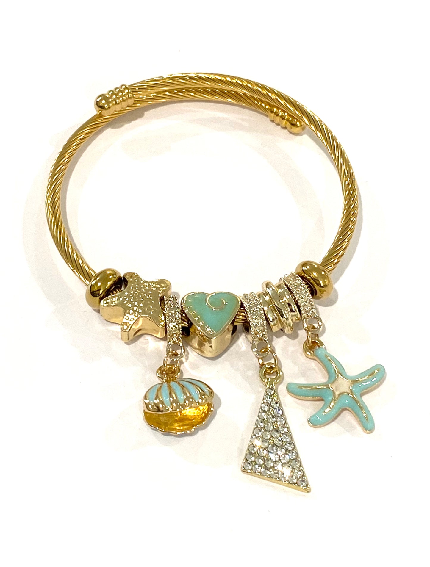 Kids Gold Under The Sea Charm Bracelet